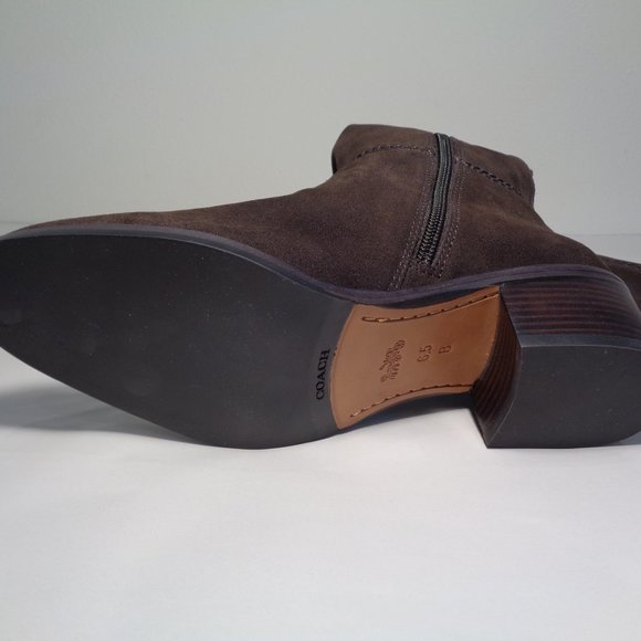 Coach LUCIA SPLIT SUEDE New Over the Knee Boots - Picture 6 of 8